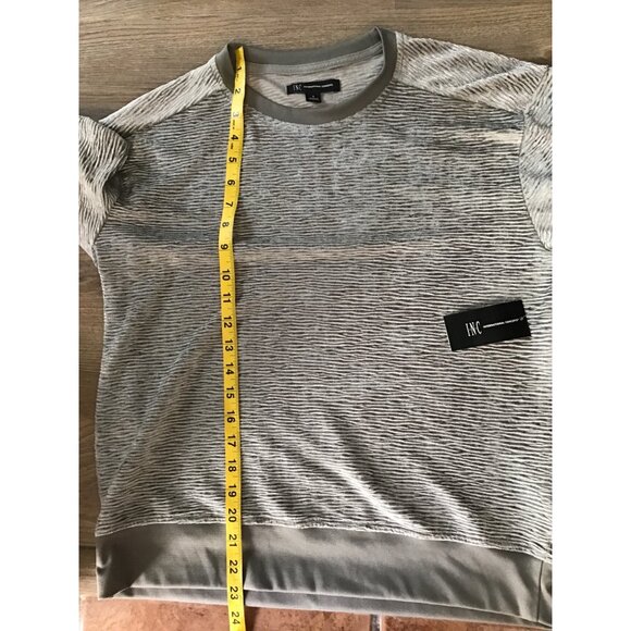 I.N.C.- MENS GREY SOFT CREW NECK LONG SLEEVE PULLOVER SWEATER SIZE SMALL-NWT - Picture 7 of 7